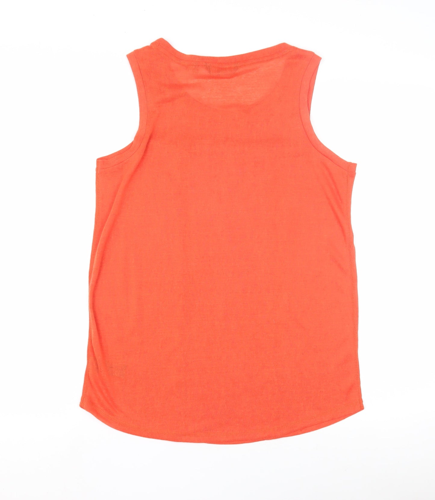 Next Women's Orange Tank Top Size 10 Sleeveless
