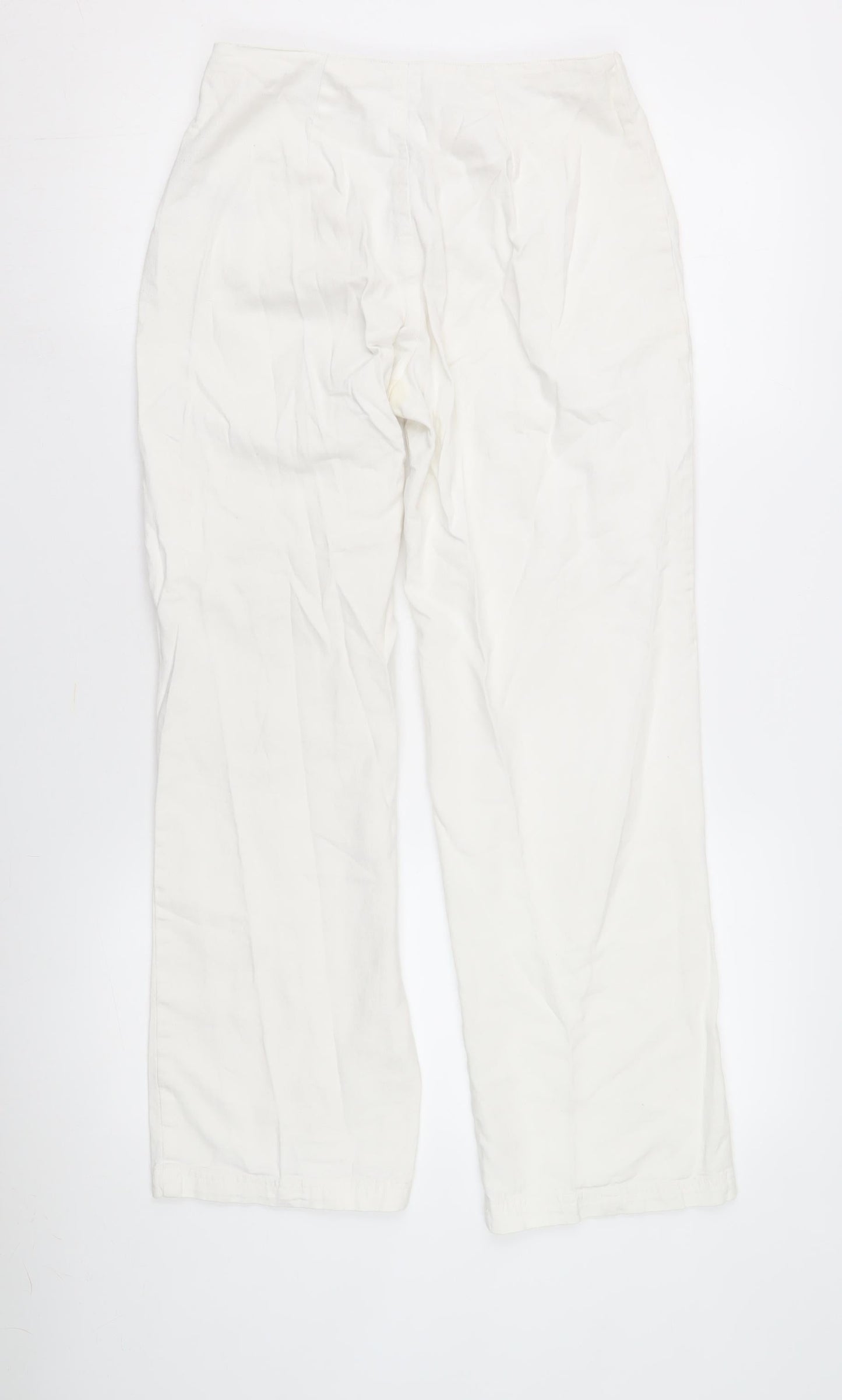 Collusion Women's Ivory Cargo Trousers Size 8