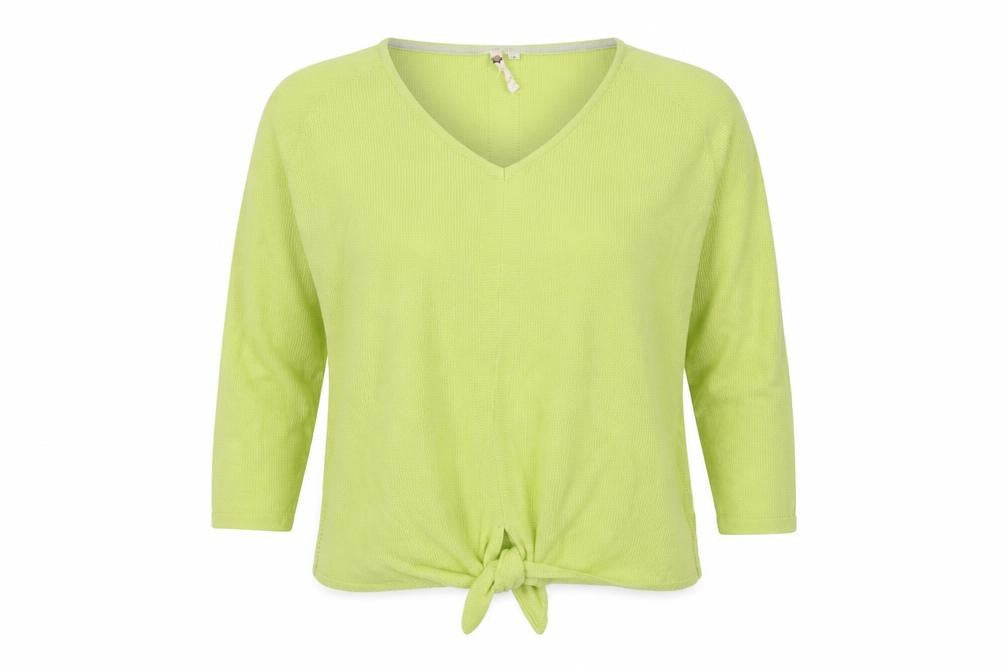 White Stuff Women's Green Cotton V-Neck Jumper Size 10