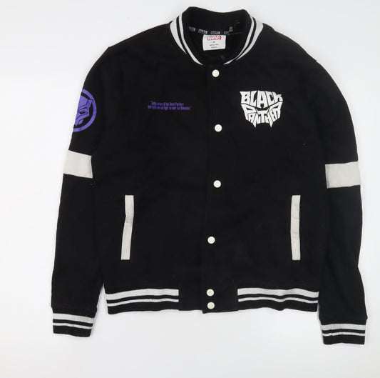 Marvel Unisex Black Panther Varsity Jacket M