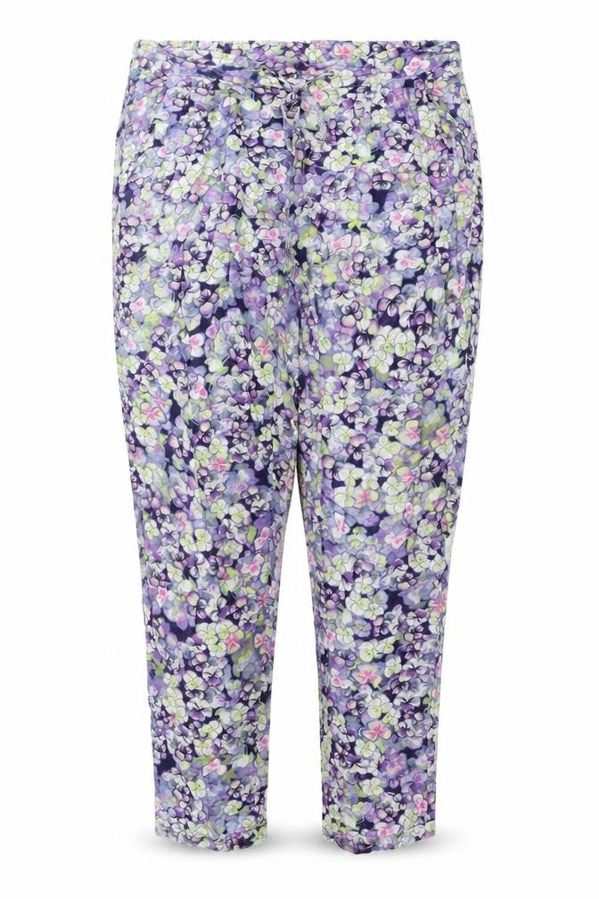 Warehouse Women's Multicoloured Floral Trousers Size 10