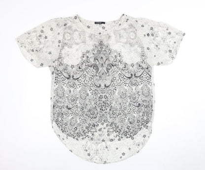 Marks & Spencer Women's Ivory Short Sleeve Blouse