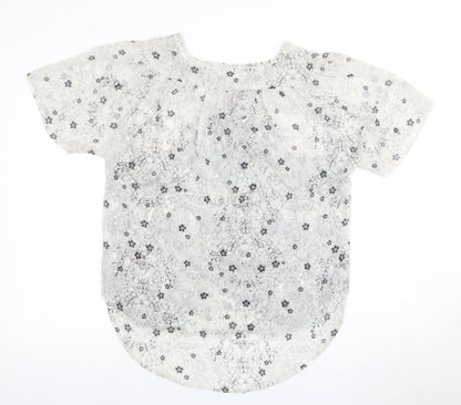 Marks & Spencer Women's Ivory Short Sleeve Blouse