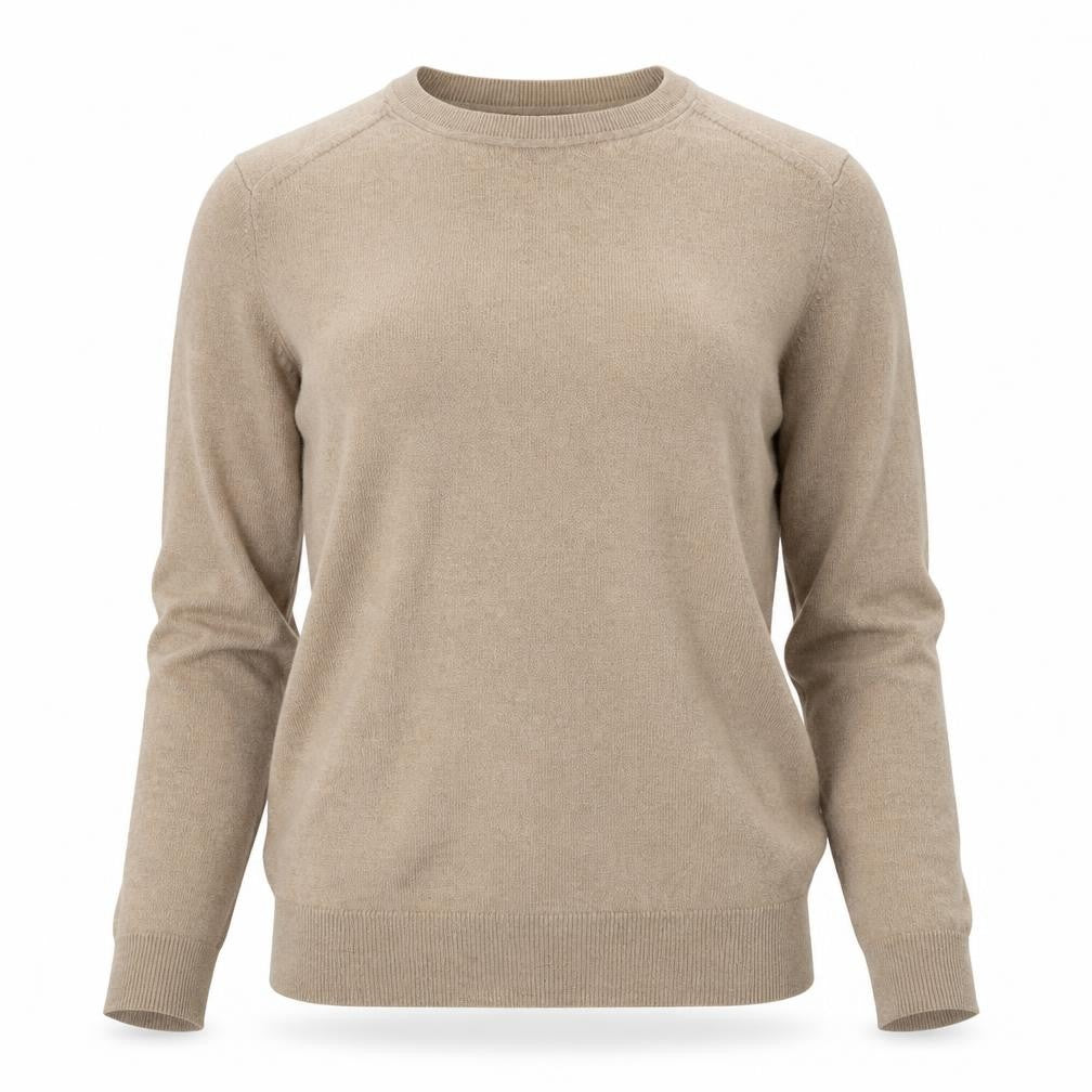 Everlane Women's Beige 2XS Crew Neck Jumper