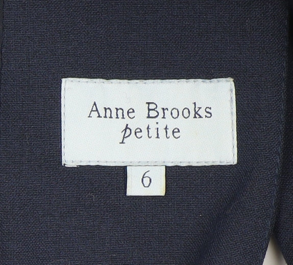 Anne Brooks Women’s Blue Petite Blazer Size 6