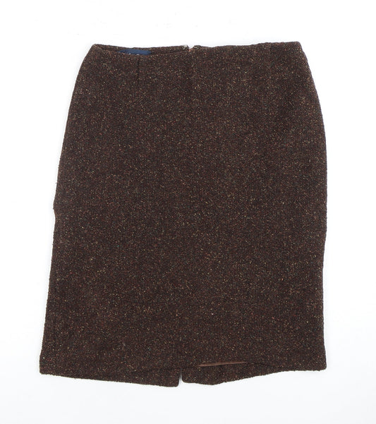 Ralph Lauren Women's Brown Pencil Skirt Size 12