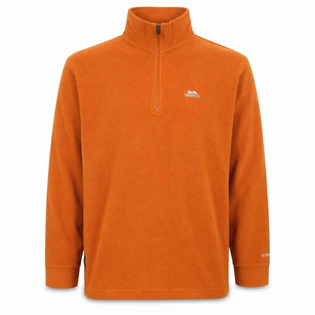 Trespass Men's Orange Fleece Pullover Sweatshirt S