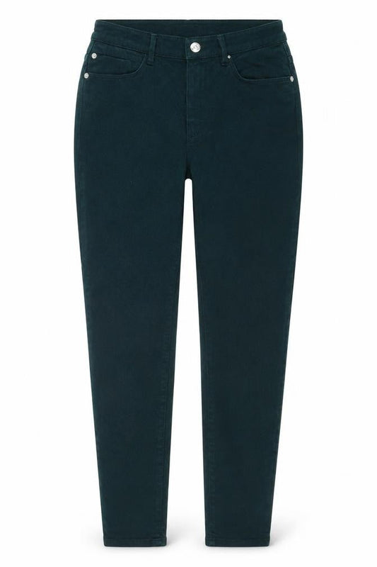 Massimo Dutti Women's Green Skinny Jeans Size 8