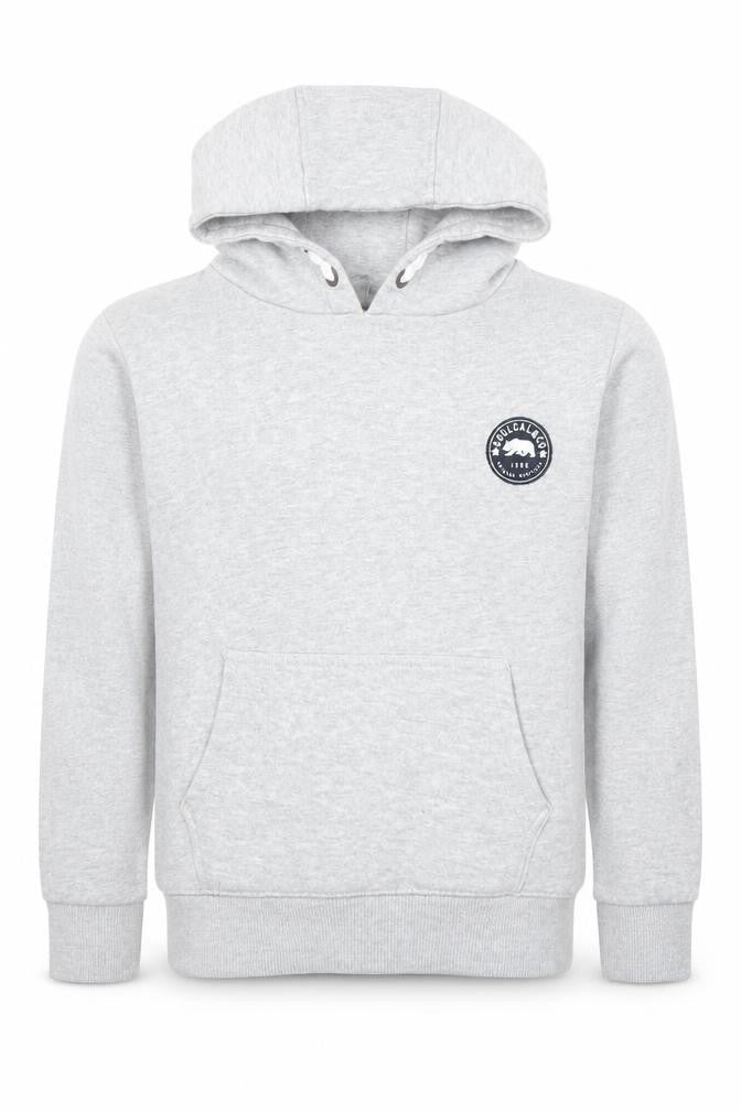SoulCal&Co Boys Grey Pullover Hoodie, Logo, 9-10 Years