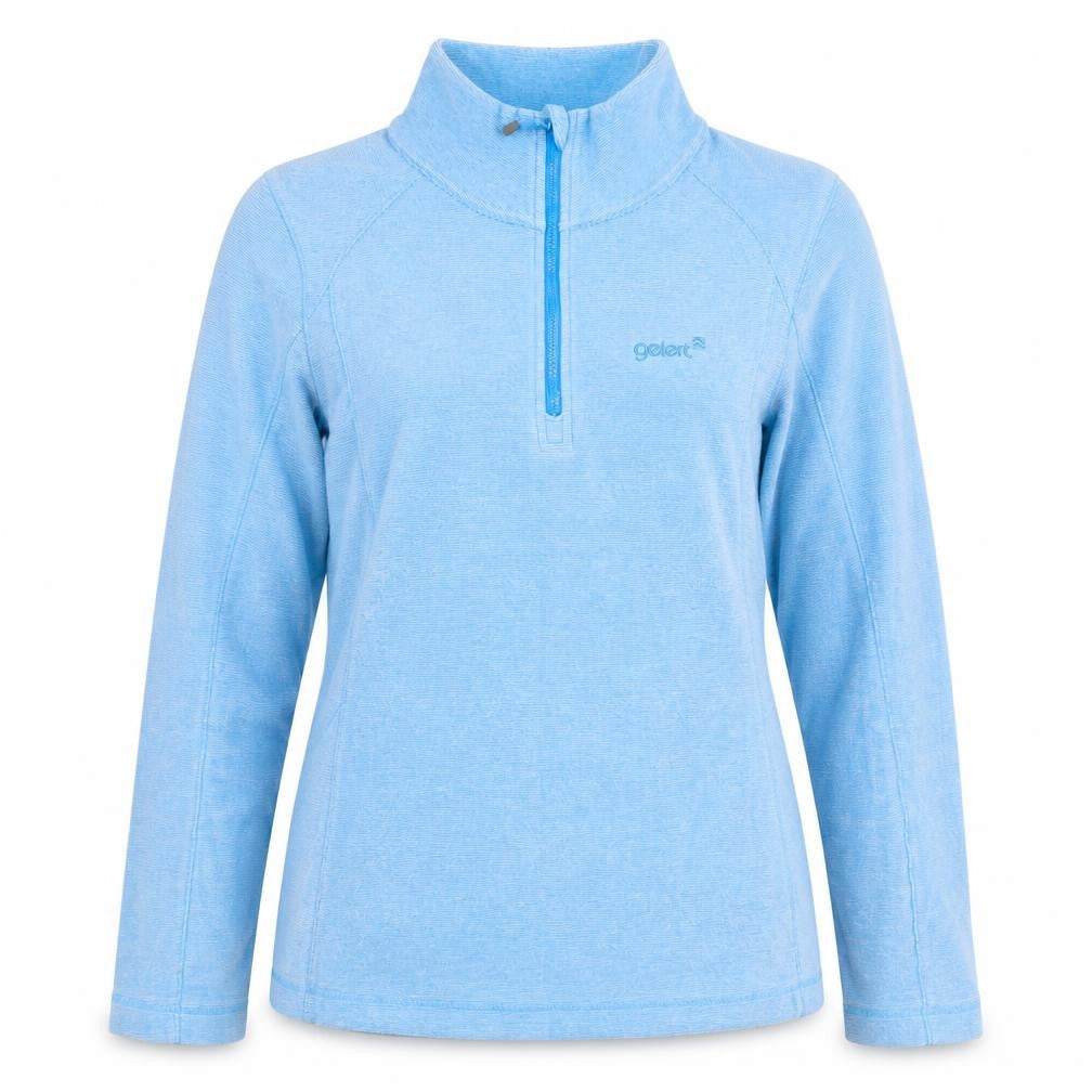 Gelert Women's Blue Zip Pullover Sweatshirt, Size 10