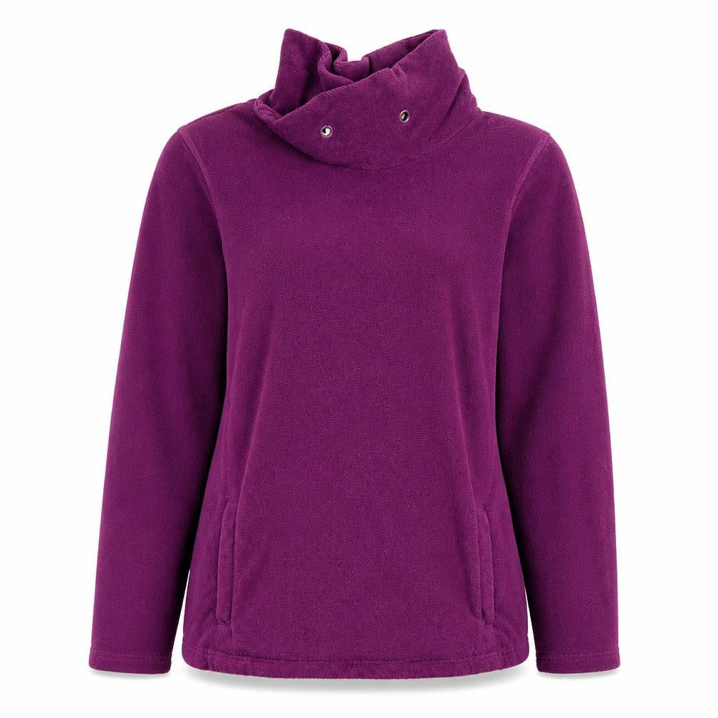 Mountain Warehouse Women's Purple Long Sleeve Cowl Neck Sweatshirt