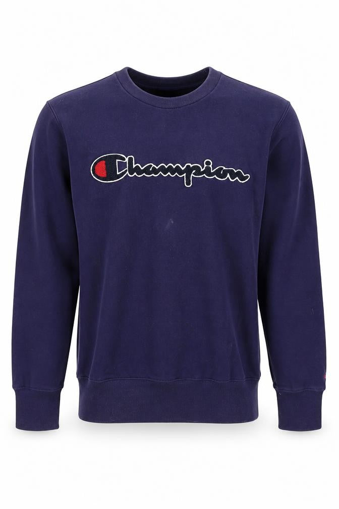 Champion Men's Blue Pullover Sweatshirt S