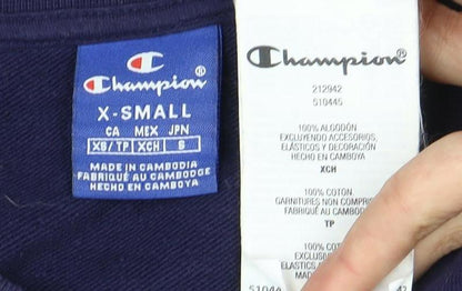Champion Men's Blue Pullover Sweatshirt S