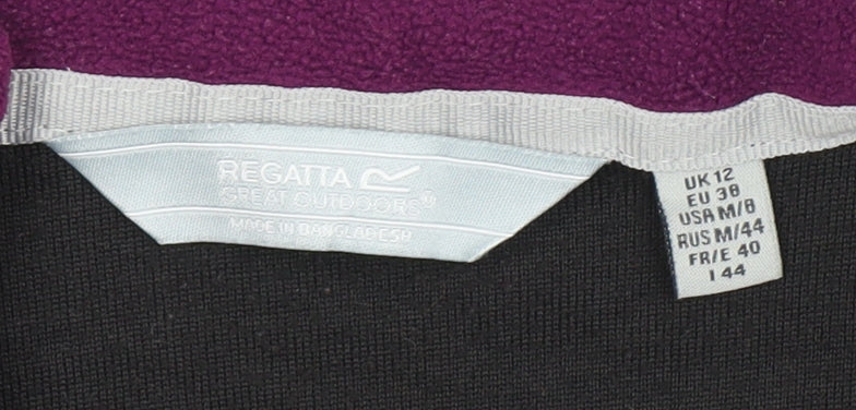 Regatta Women's Black Fleece Sweatshirt Size 12