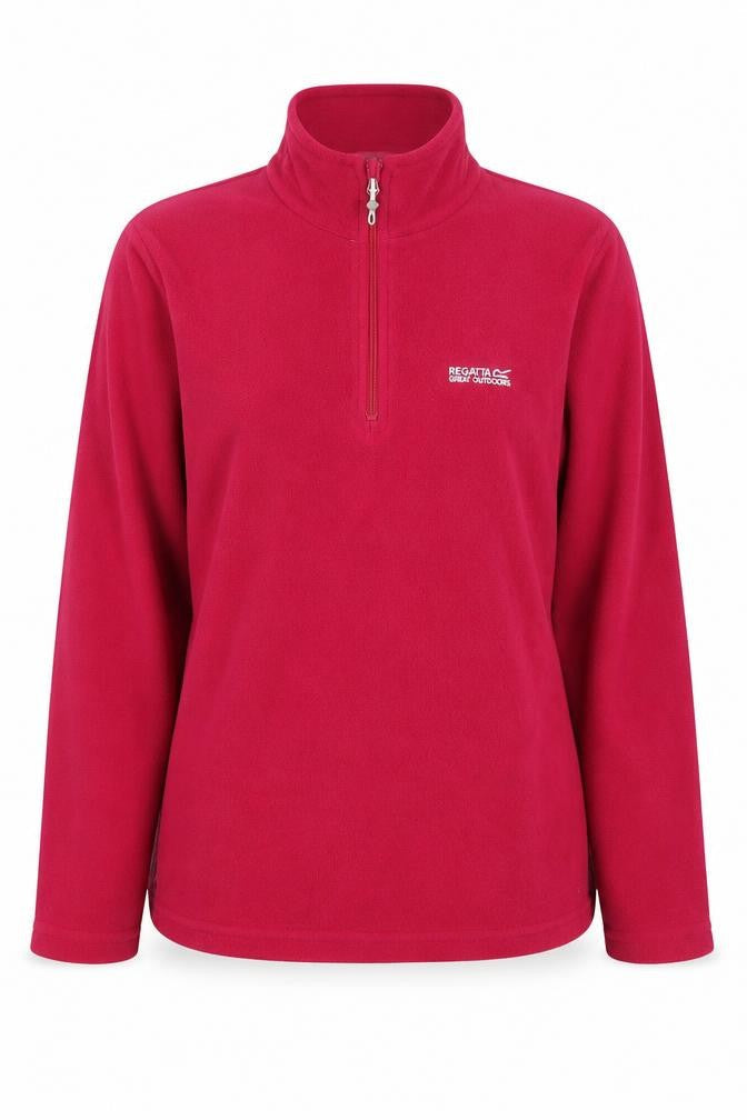 Regatta Women's Red Fleece Pullover Sweatshirt Size 12
