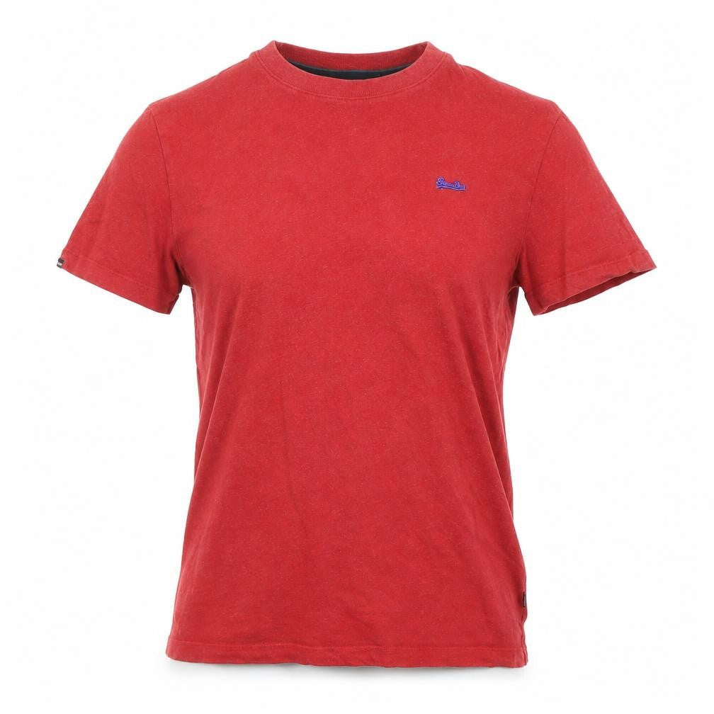 Superdry Red Men's S Solid Short Sleeve T-Shirt
