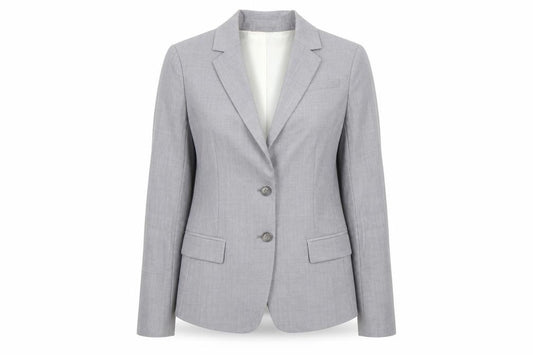 Banana Republic Women's Grey Wool Suit Jacket M