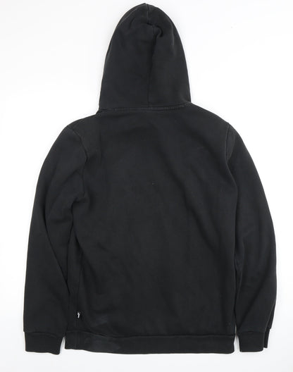 Back view of Puma Men’s Black Pullover Hoodie, size S
