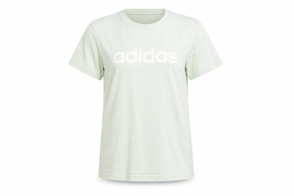 Adidas Women's Green Medium Cotton T-Shirt