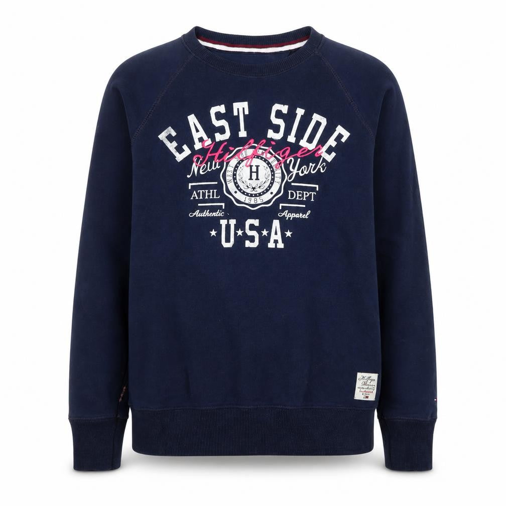 Tommy Hilfiger Unisex Blue Pullover Sweatshirt M