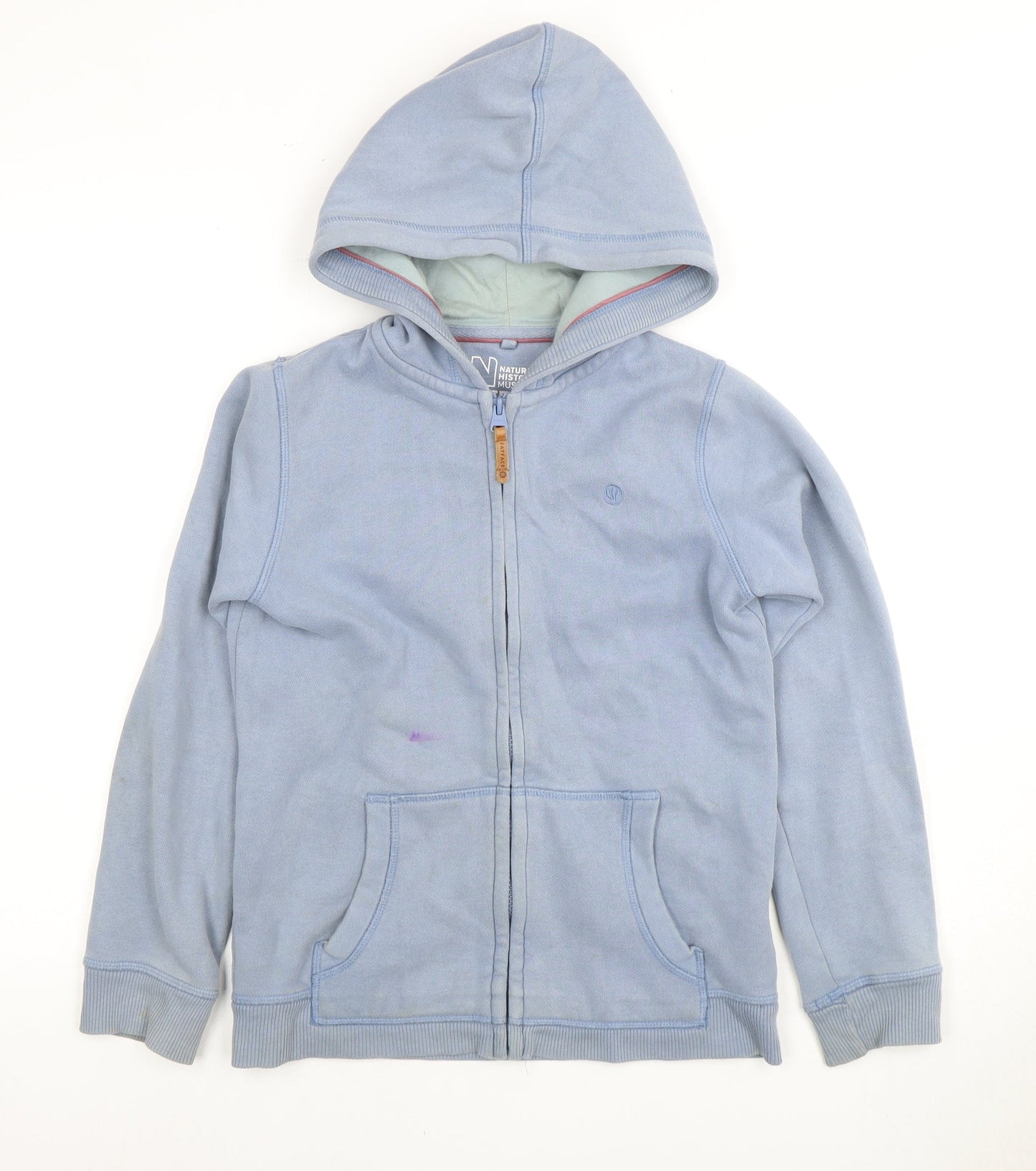 FatFace Boys Blue Dinosaur Hoodie - 10-11Y Full Zip