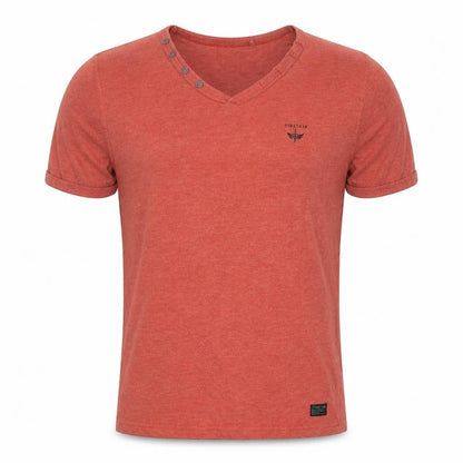 Firetrap Men's Red S V-Neck T-Shirt