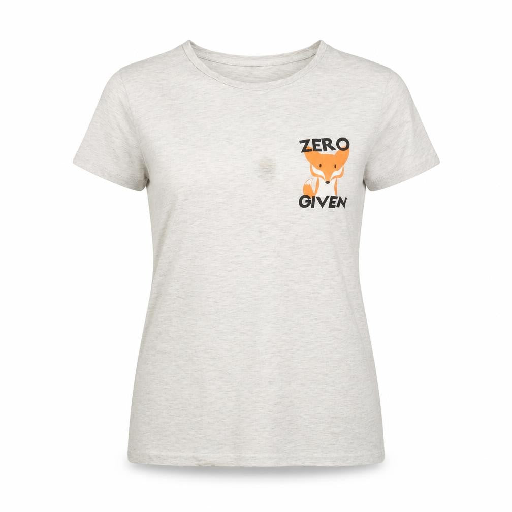 Golddigga Women's Grey Graphic T-Shirt Size 16