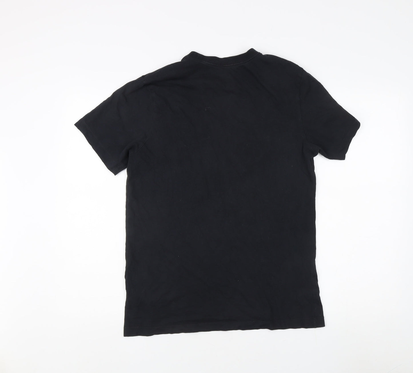 Nike Men's Black Short Sleeve Crew Neck T-Shirt, M