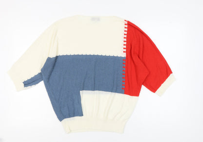 Bassini Women's Multicoloured Pullover Jumper L