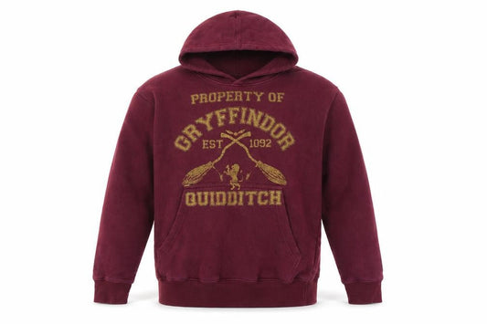 Harry Potter Girls Red Gryffindor Pullover Hoodie L