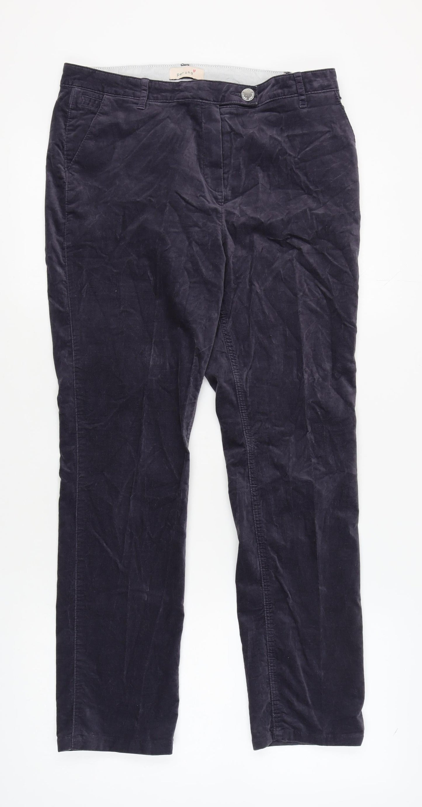Marks and Spencer Women's Black Trousers - Size 14