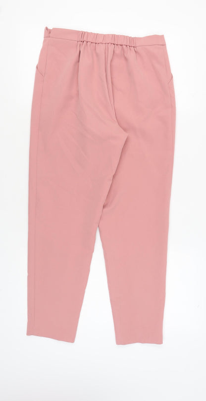 Back view of Nobody's Child Pink Women's Trousers, size 12