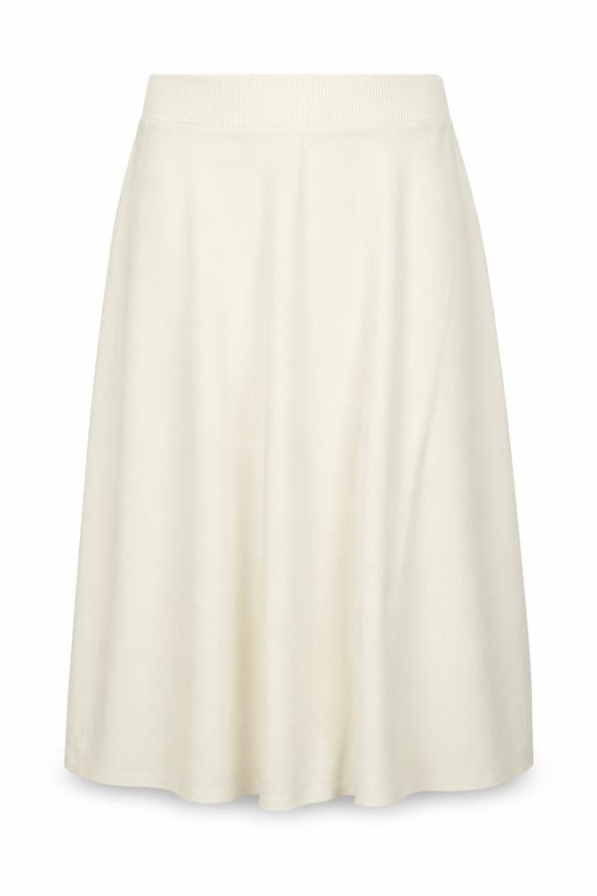 Zara Women's Ivory Skirt Size 12 Viscose Blend