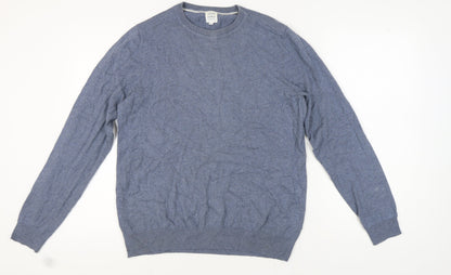 John Lewis Men's Blue Pullover Knit Jumper M