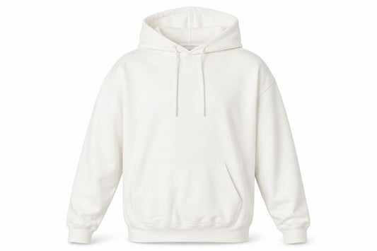 bohooMAN Men's White Dragon Graphic Hoodie M