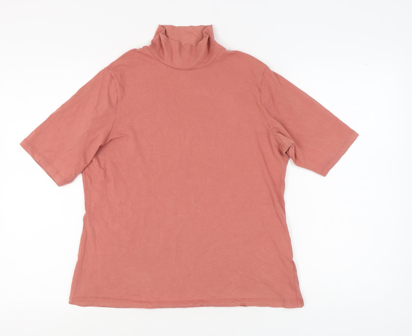 Marks and Spencer Pink High Neck Women's Top Size 18