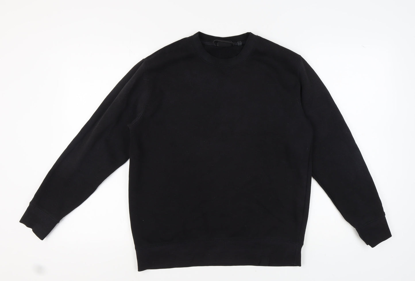 Pull&Bear Men's Black Pullover Sweatshirt M