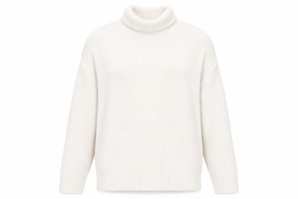 Marks & Spencer Women's Ivory Roll Neck Jumper M