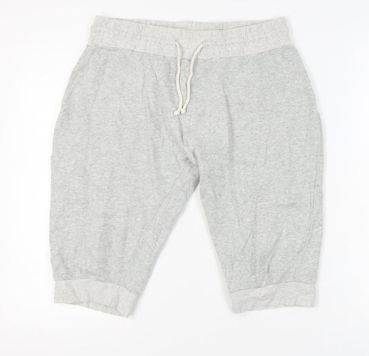 Topman Men’s Grey Sweat Shorts, M, Regular Fit