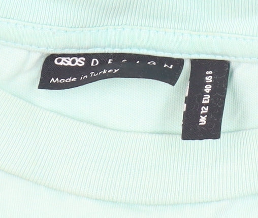 ASOS DESIGN Blue Unisex T-Shirt Size 12 Crew Neck Casual