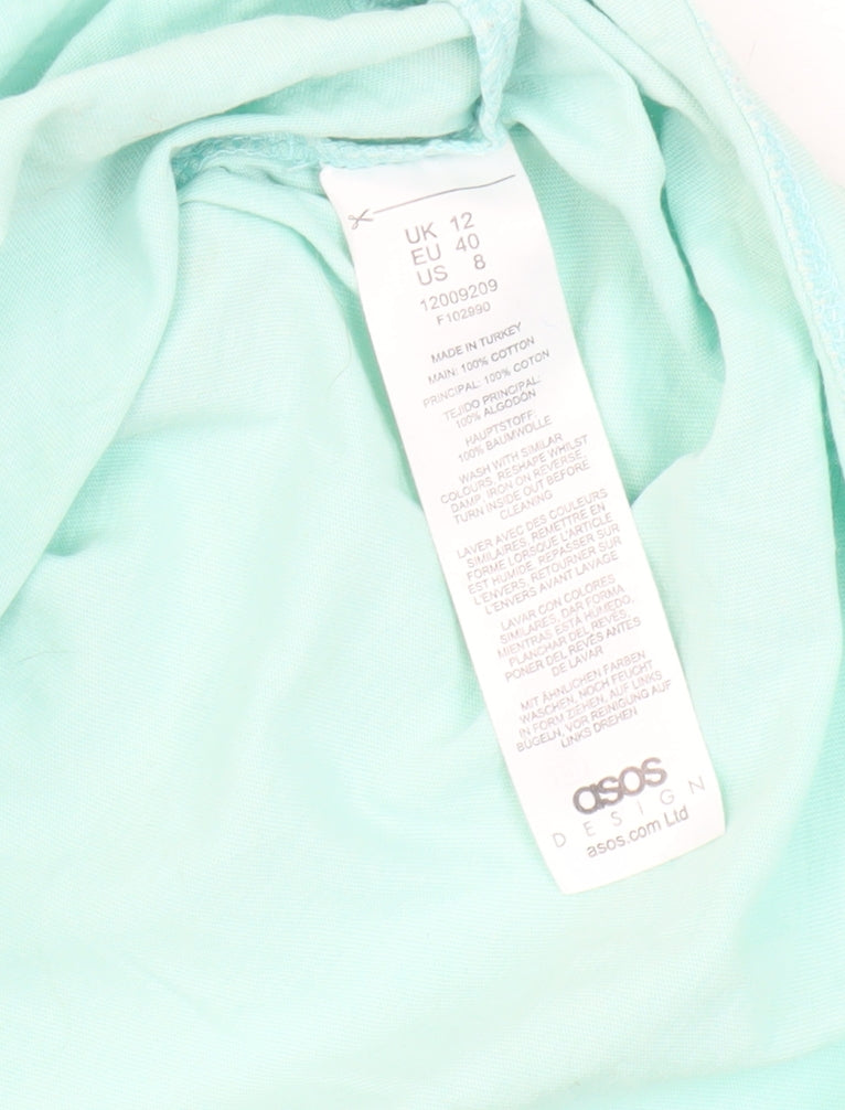 ASOS DESIGN Blue Unisex T-Shirt Size 12 Crew Neck Casual