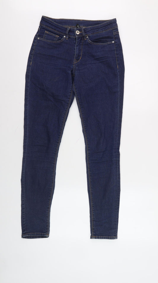 H&M Women's Blue Skinny Jeans Size 10 Denim