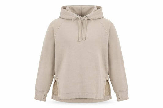 JACHS Mens Girlfriend Beige Pullover Hoodie S