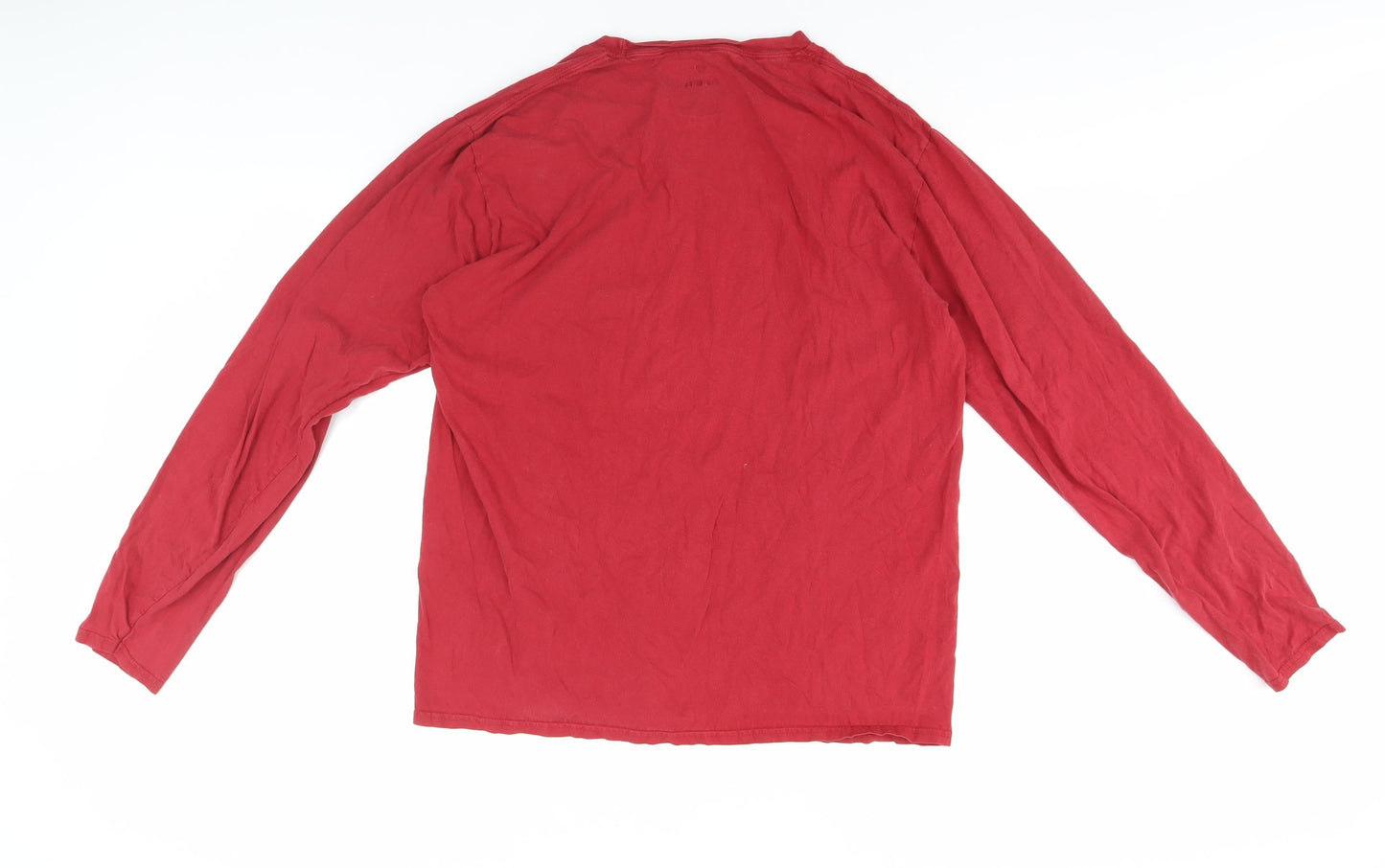 Fanatics Men's Red Long Sleeve Sports T-Shirt, L