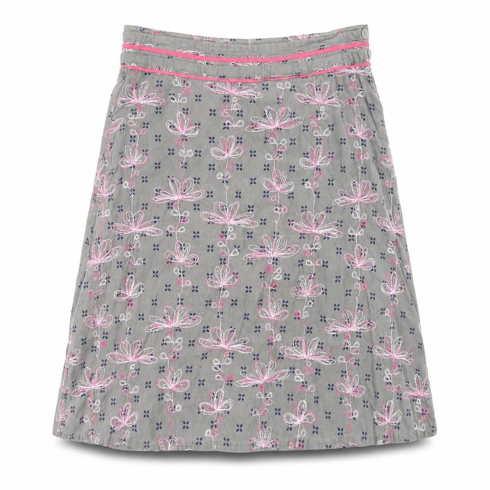 White Stuff Women's Multicoloured A-Line Skirt Size 10