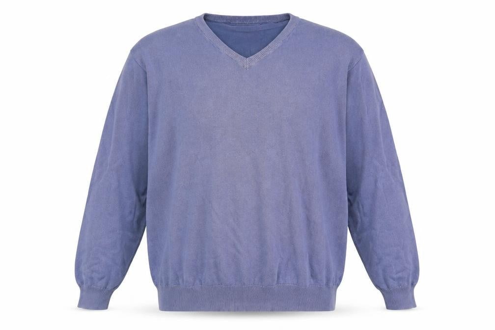 The Golf Co Men's Blue XL V-Neck Pullover Jumper