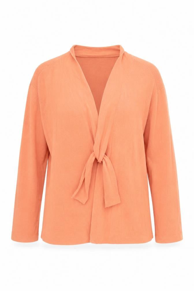 Fenn Wright Manson Women's Orange Wrap Jumper L