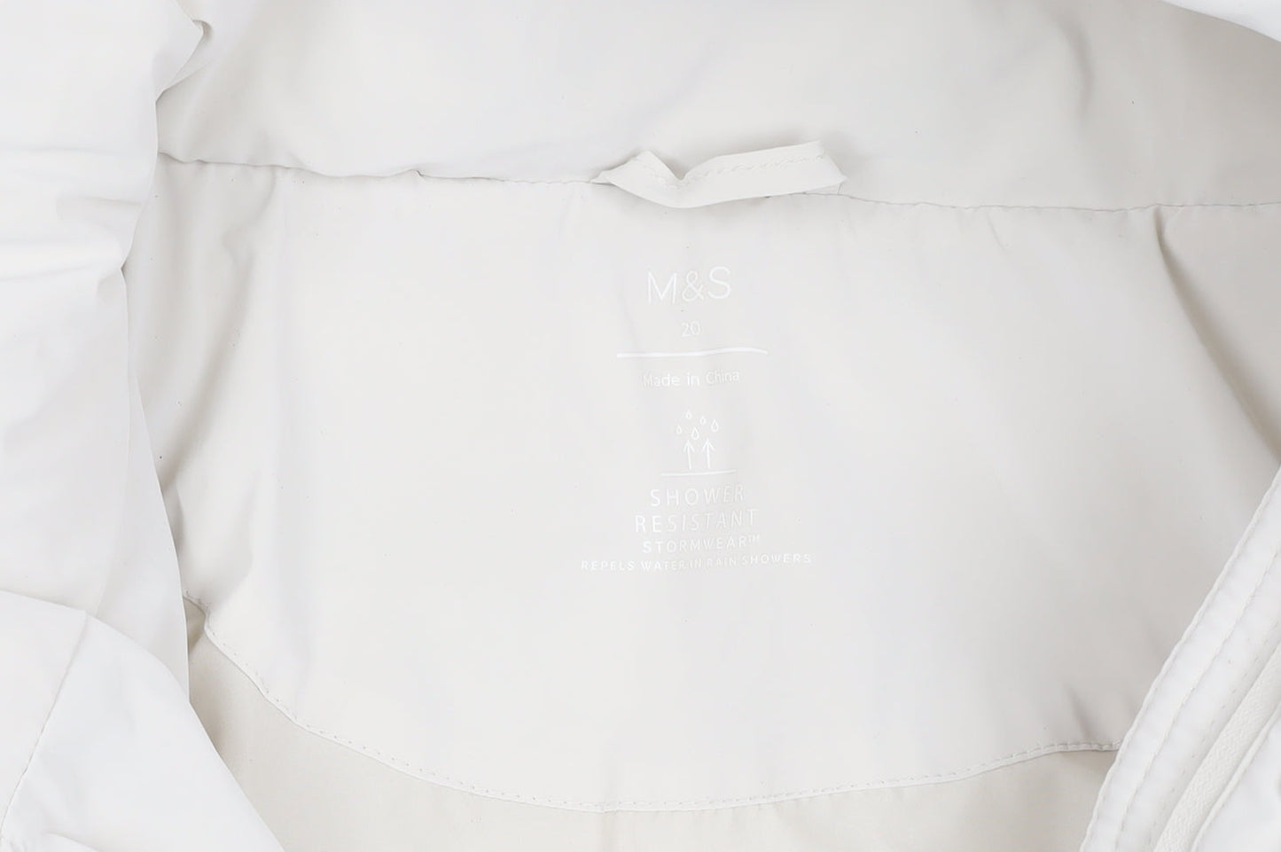 Marks and Spencer Women's Ivory Puffer Jacket Size 20