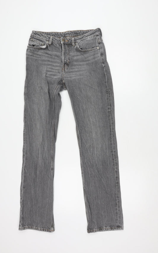 Weekday Women's Grey Straight Jeans Size 27