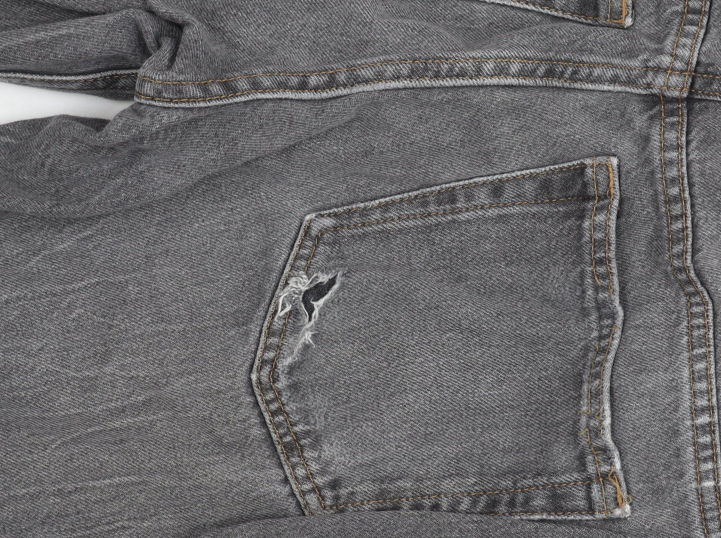 Weekday Women's Grey Straight Jeans Size 27